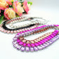 MARGOT  - ACCIAIO inossidabile- collier con pietre sfaccettate