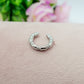 SORAYA ~ Earcuff MONO orecchino SENZA buco con cubic zirconia RAINBOW