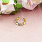 SORAYA ~ Earcuff MONO orecchino SENZA buco con cubic zirconia RAINBOW