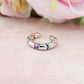 SORAYA ~ Earcuff MONO orecchino SENZA buco con cubic zirconia RAINBOW