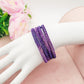 MABEL 4 fili ~Bracciale morbido in cubic zirconia