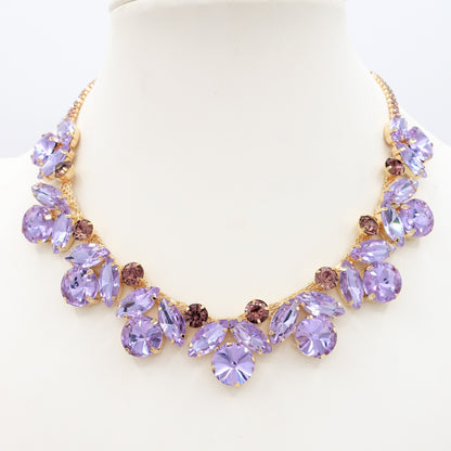 OPHELIA ~ Collana con pietre sfaccettate LUCE COLLECTION
