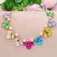 OPHELIA ~ Collana con pietre sfaccettate LUCE COLLECTION