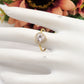 SOFIA ~ Anello regolabile in ACCIAIO INOSSIDABILE con cubic zirconia