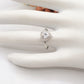 SOFIA ~ Anello regolabile in ACCIAIO INOSSIDABILE con cubic zirconia