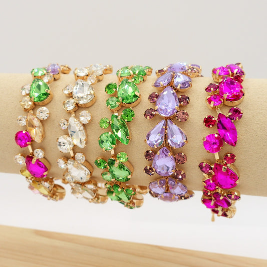 OPHELIA ~ Bracciale con pietre sfaccettate LUCE COLLECTION