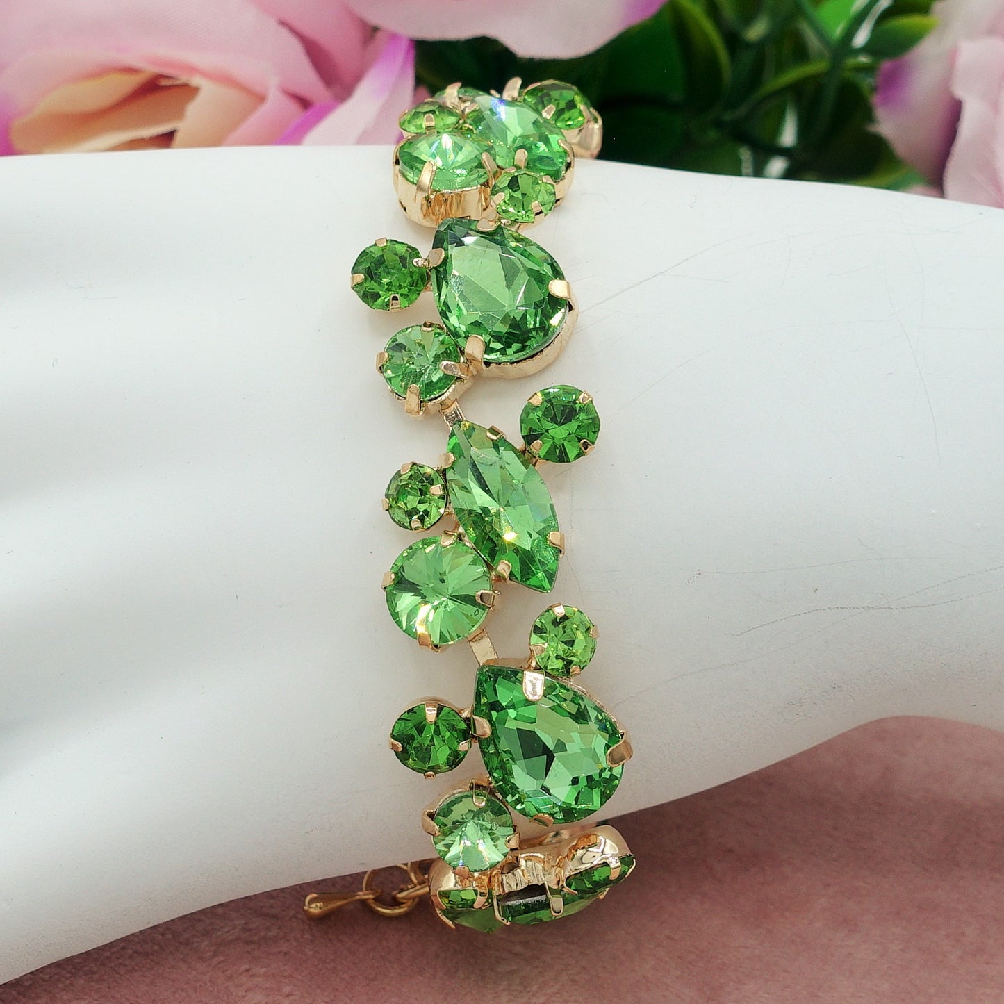 OPHELIA ~ Bracciale con pietre sfaccettate LUCE COLLECTION