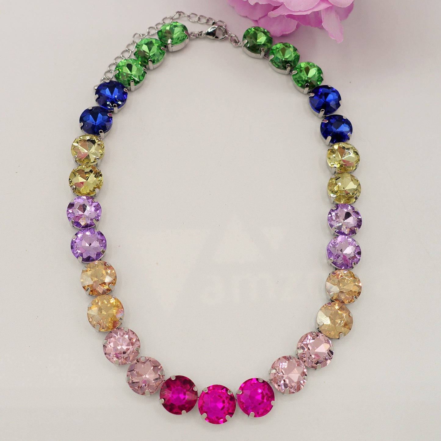 LUCE 2.0 - collier con pietre sfaccettate