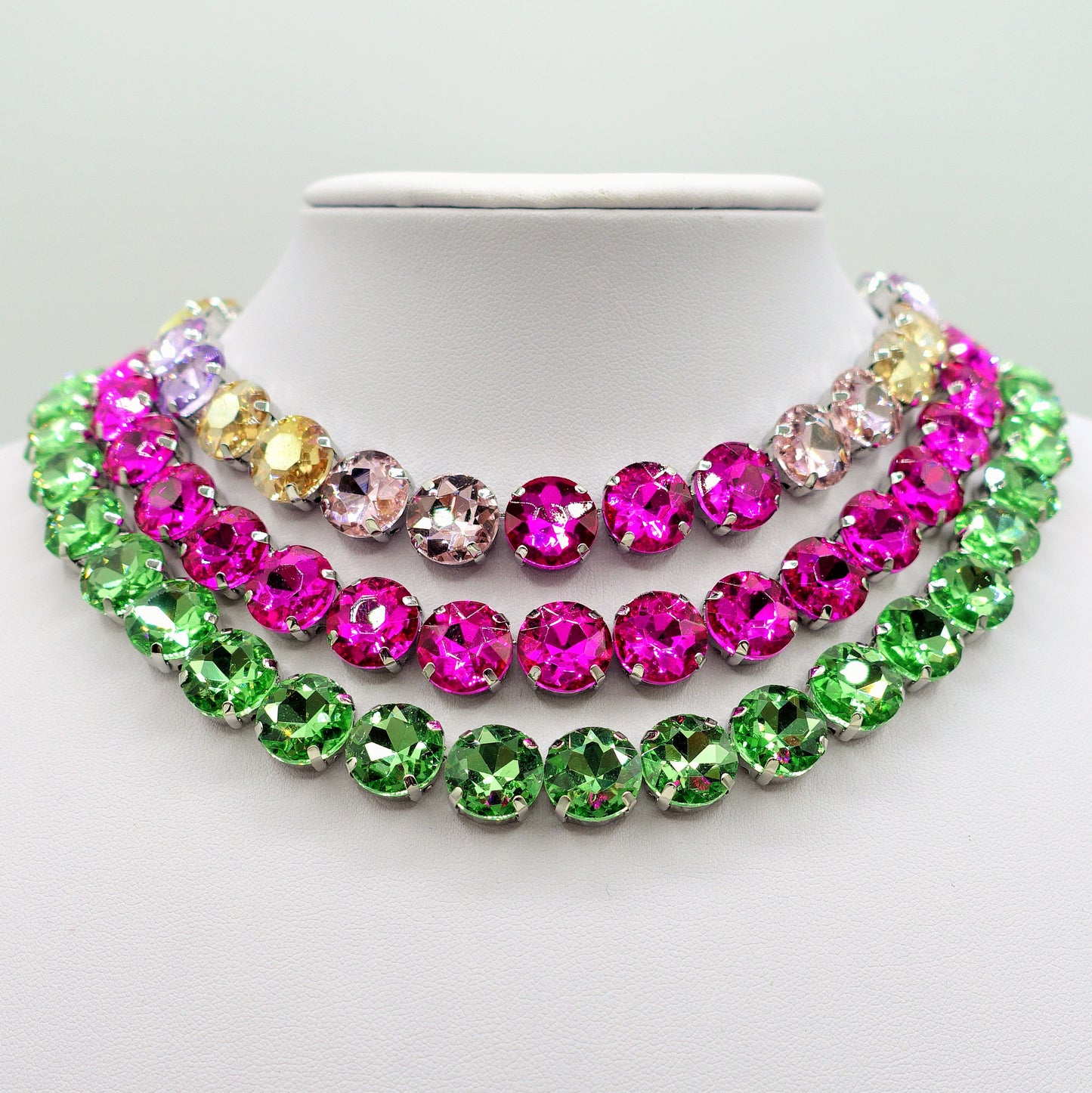 LUCE 2.0 - collier con pietre sfaccettate