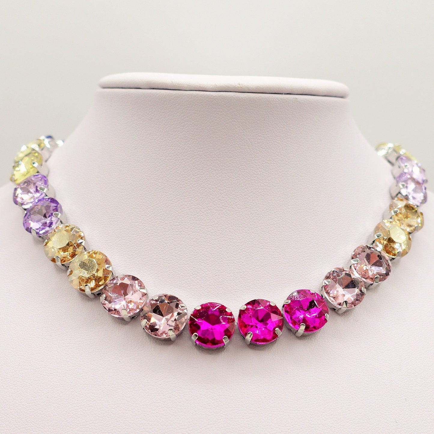 LUCE 2.0 - collier con pietre sfaccettate