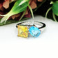 CHARIS ~ Anello regolabile con cubic zirconia