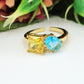 CHARIS ~ Anello regolabile con cubic zirconia