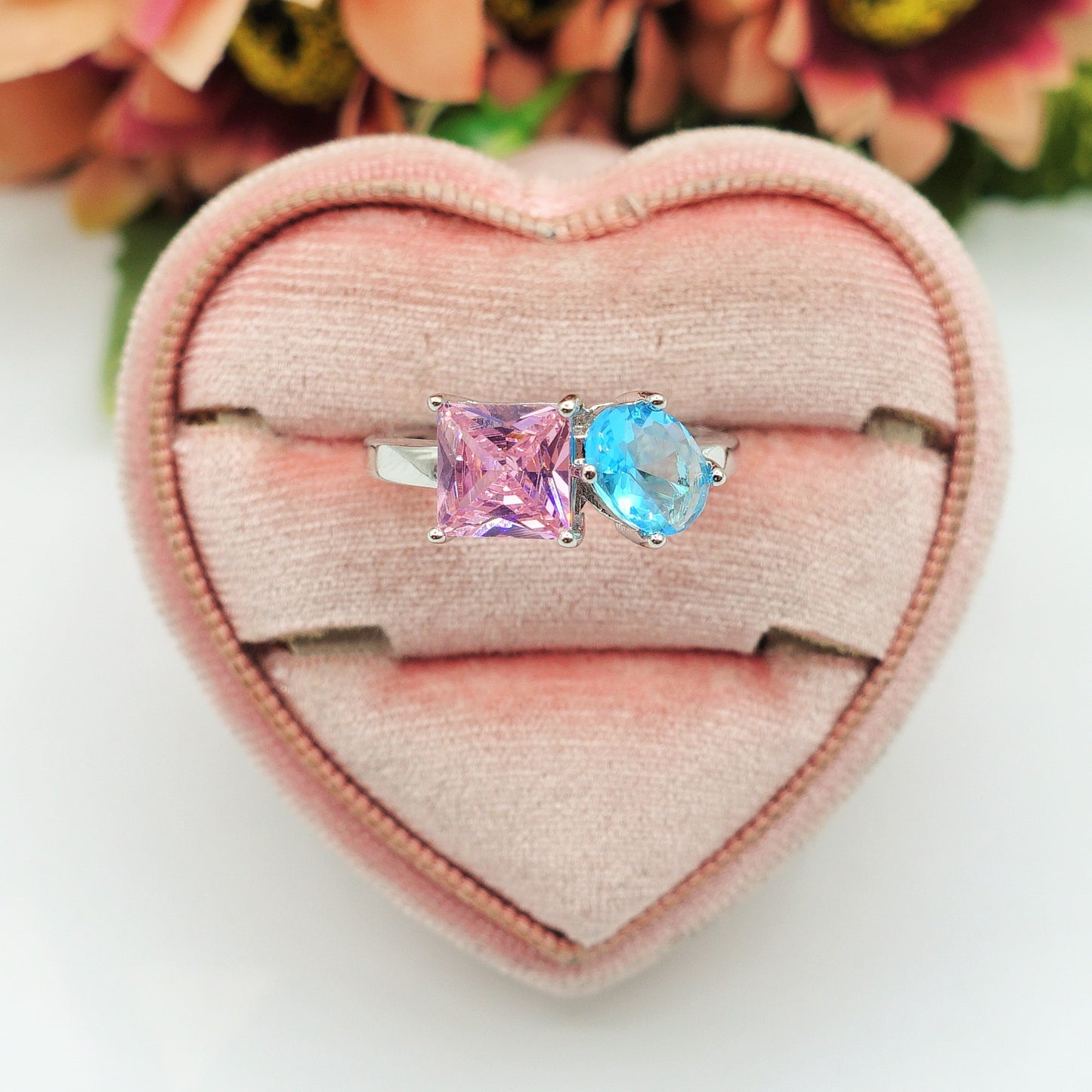 CHARIS ~ Anello regolabile con cubic zirconia