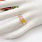 CHARIS ~ Anello regolabile con cubic zirconia