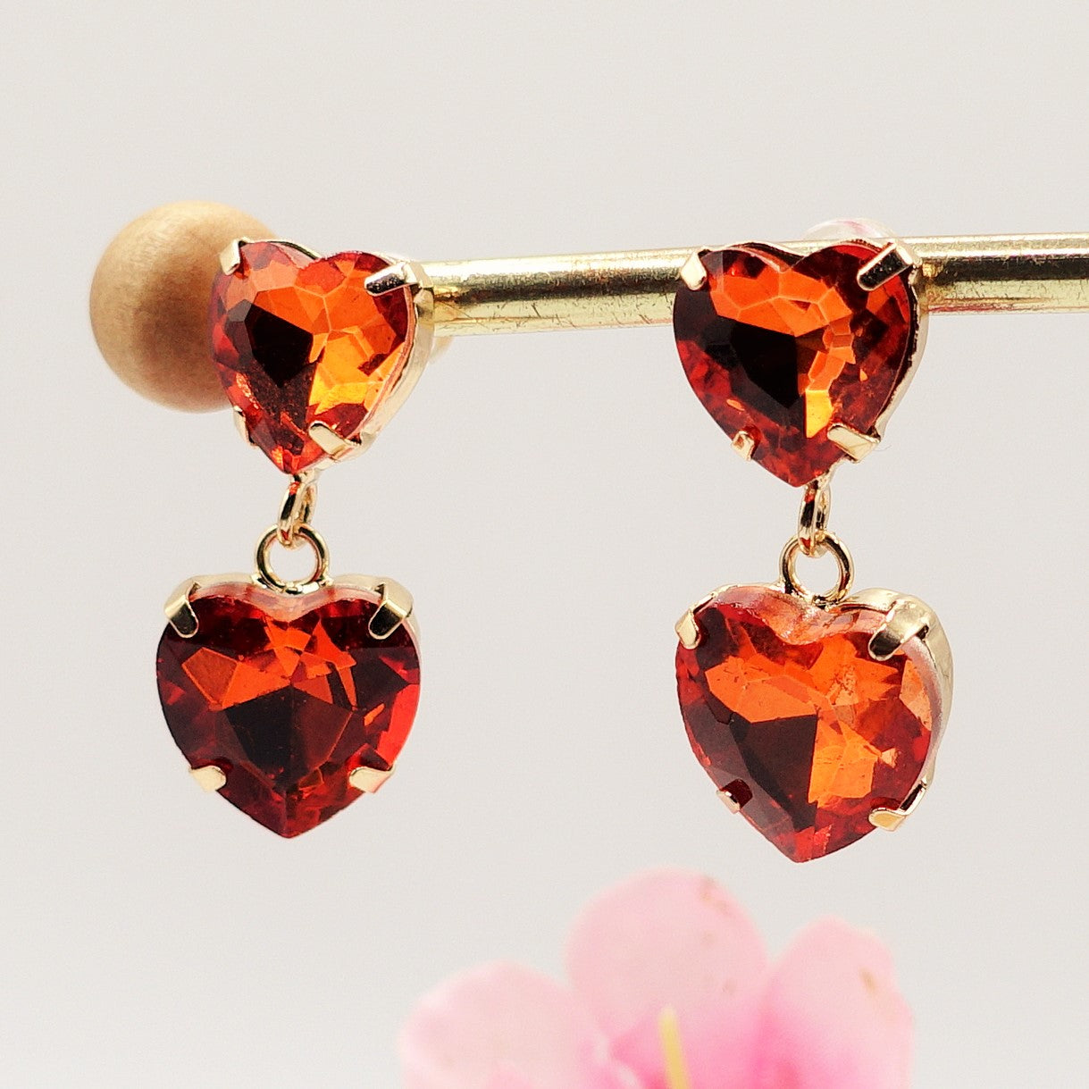 LUCE HEARTS - Orecchini con CUORI pendenti