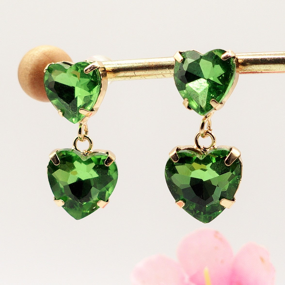 LUCE HEARTS - Orecchini con CUORI pendenti