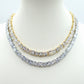 CHARIS Collier Tennis - Collana con Cubic Zirconia RAINBOW