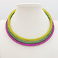 MABEL CHOKER ~ Girocollo semirigido cubic zirconia
