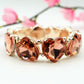 LUCE HEARTS- -Bracciale elasticizzato con pietre a cuore sfaccettate