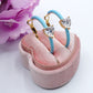 CHERIE FLUO - BIG hoops - orecchini a cerchio smaltati con cubic zirconia a forma di cuore