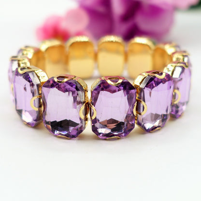 MARGOT - Bracciale Elasticizzato con pietre sfaccettate - LUCE COLLECTION