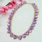 WENDY HEARTS - collier con pietre a CUORE sfaccettate e cubic zirconia