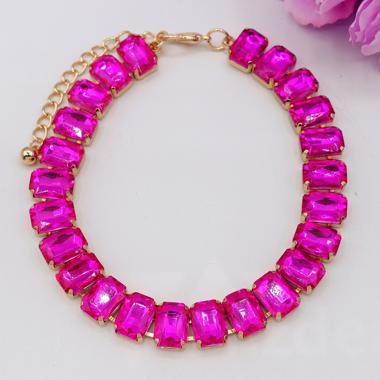 MARGOT choker con pietre sfaccettate - LUCE COLLECTION