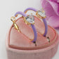 CHERIE FLUO - BIG hoops - orecchini a cerchio smaltati con cubic zirconia a forma di cuore