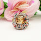 DIVA - Cocktail ring regolabile con cubic zirconia