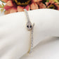 MEDEA~ Acciaio Inossidabile - Bracciale a serpente con cubic zirconia