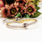 MEDEA~ Acciaio Inossidabile - Bracciale a serpente con cubic zirconia