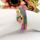 KAA BIG HEAD~Bracciale snodato a serpente con cubic zirconia
