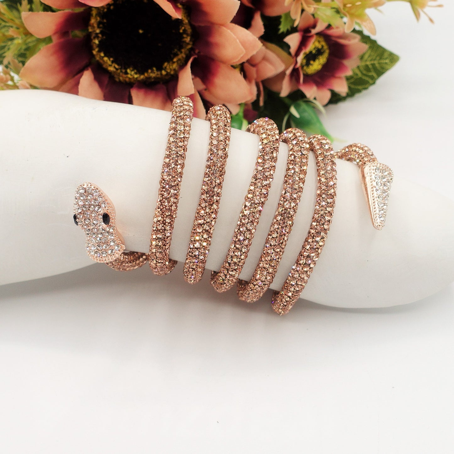 KAA ~ Collier snodato a serpente con cubic zirconia