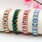 MARGOT SMALL  -Bracciale Elasticizzato con pietre sfaccettate - LUCE COLLECTION