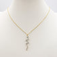 MAGNESIA - ACCIAIO INOSSIDABILE- collana con pendente serpente in cubic zirconia