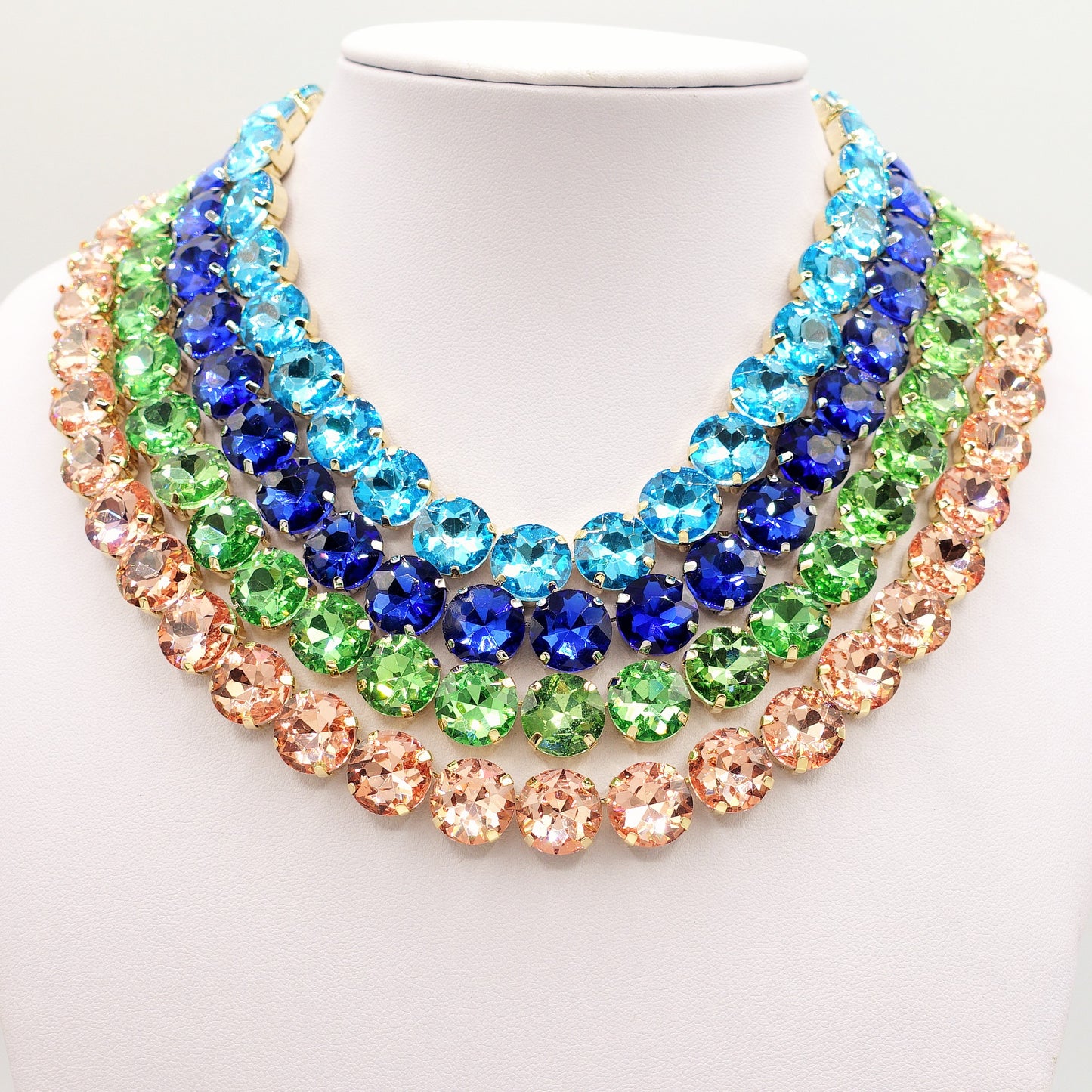LUCE 2.0 - collier con pietre sfaccettate