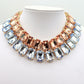 MARGOT collier con pietre sfaccettate - gold