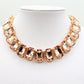 MARGOT collier con pietre sfaccettate - gold