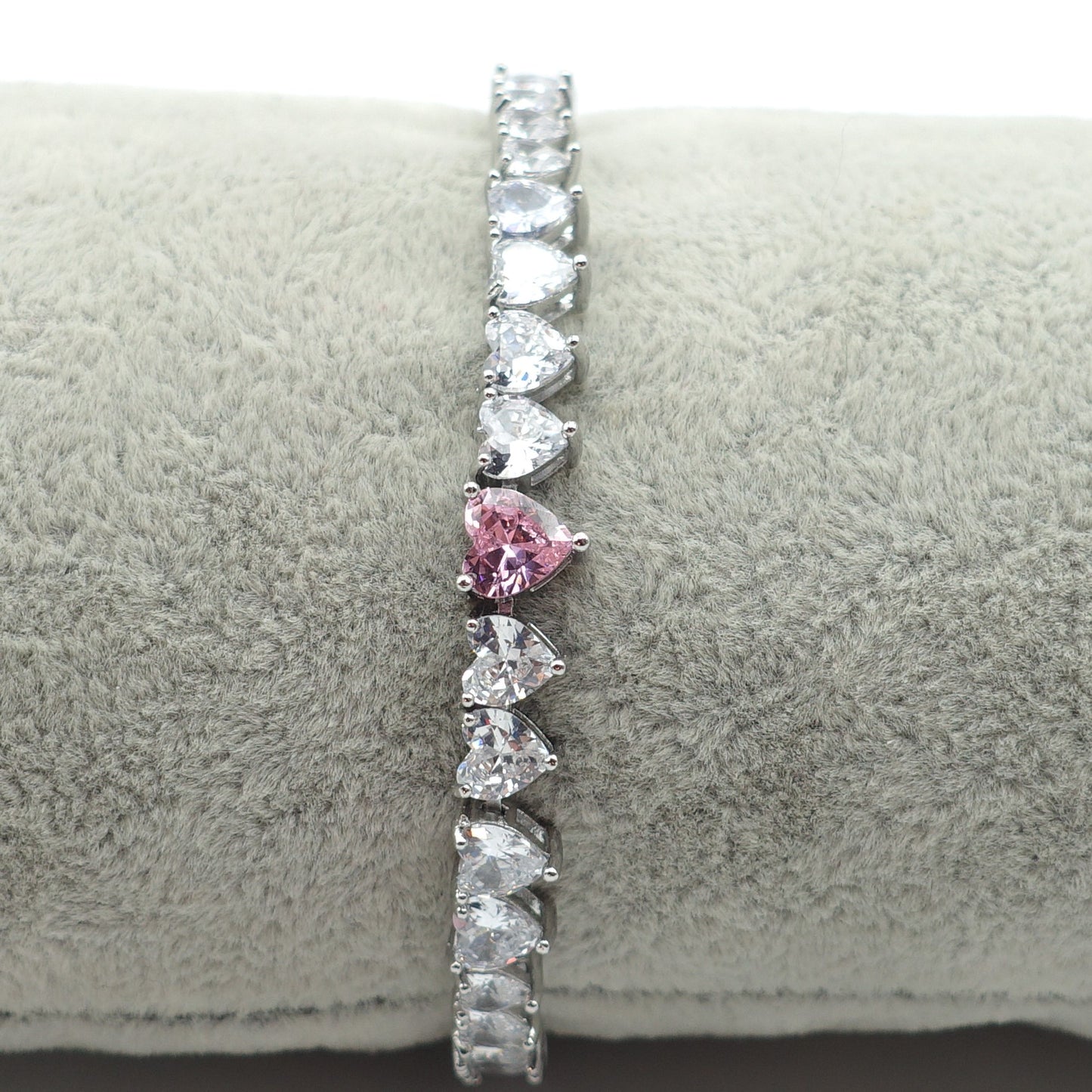 CHERIE - THE PINK DREAM BOX - SET  abbinato  Collier cubic zirconia forma di cuore