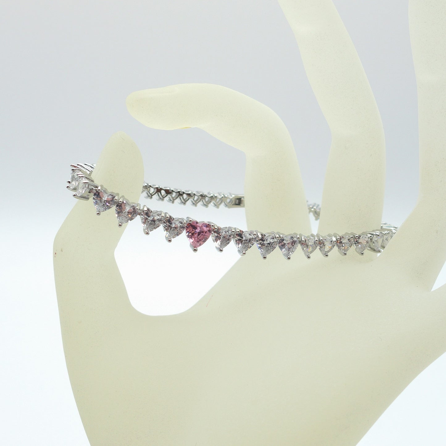CHERIE - THE PINK DREAM BOX - SET  abbinato  Collier cubic zirconia forma di cuore