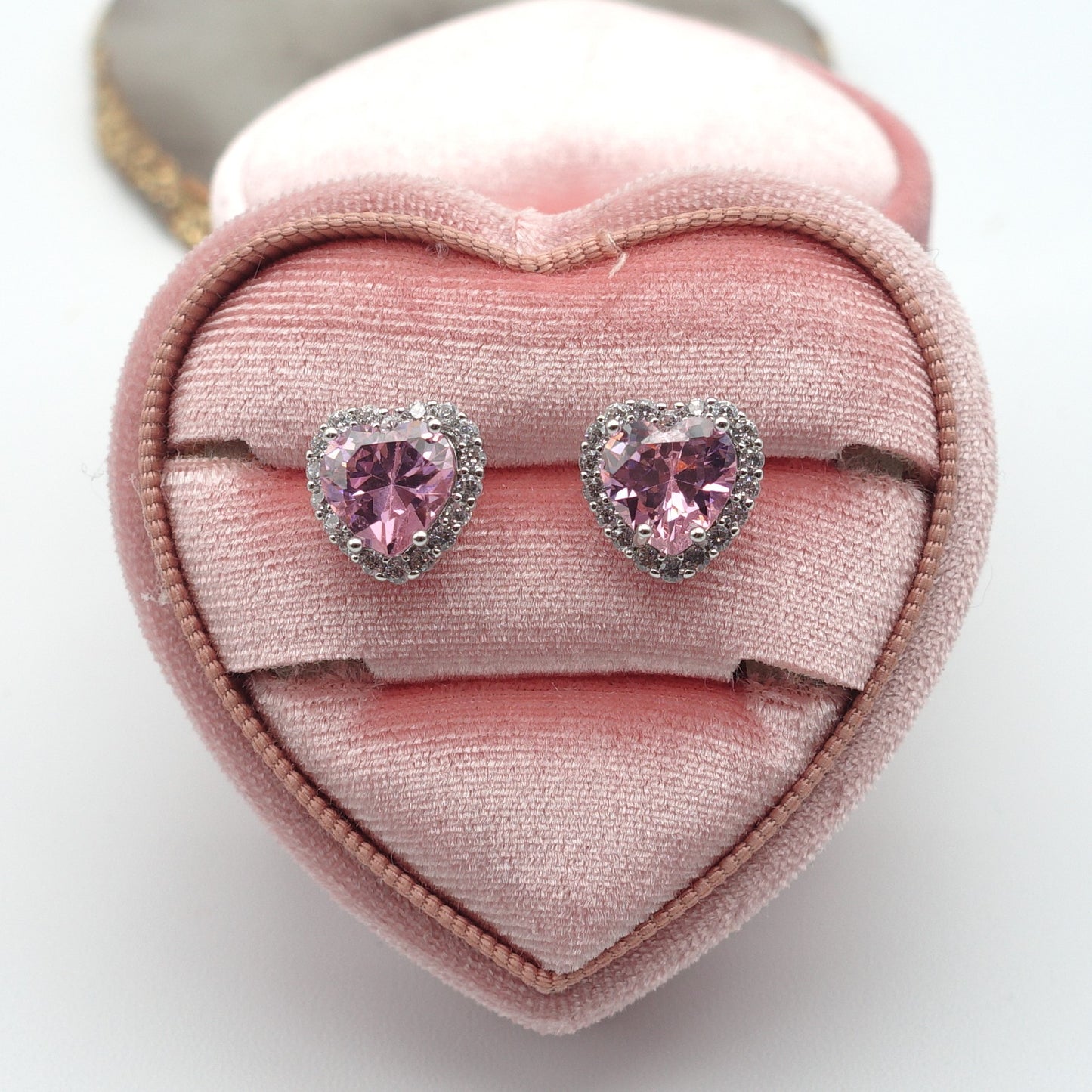 CHERIE - THE PINK DREAM BOX - SET  abbinato  Collier cubic zirconia forma di cuore