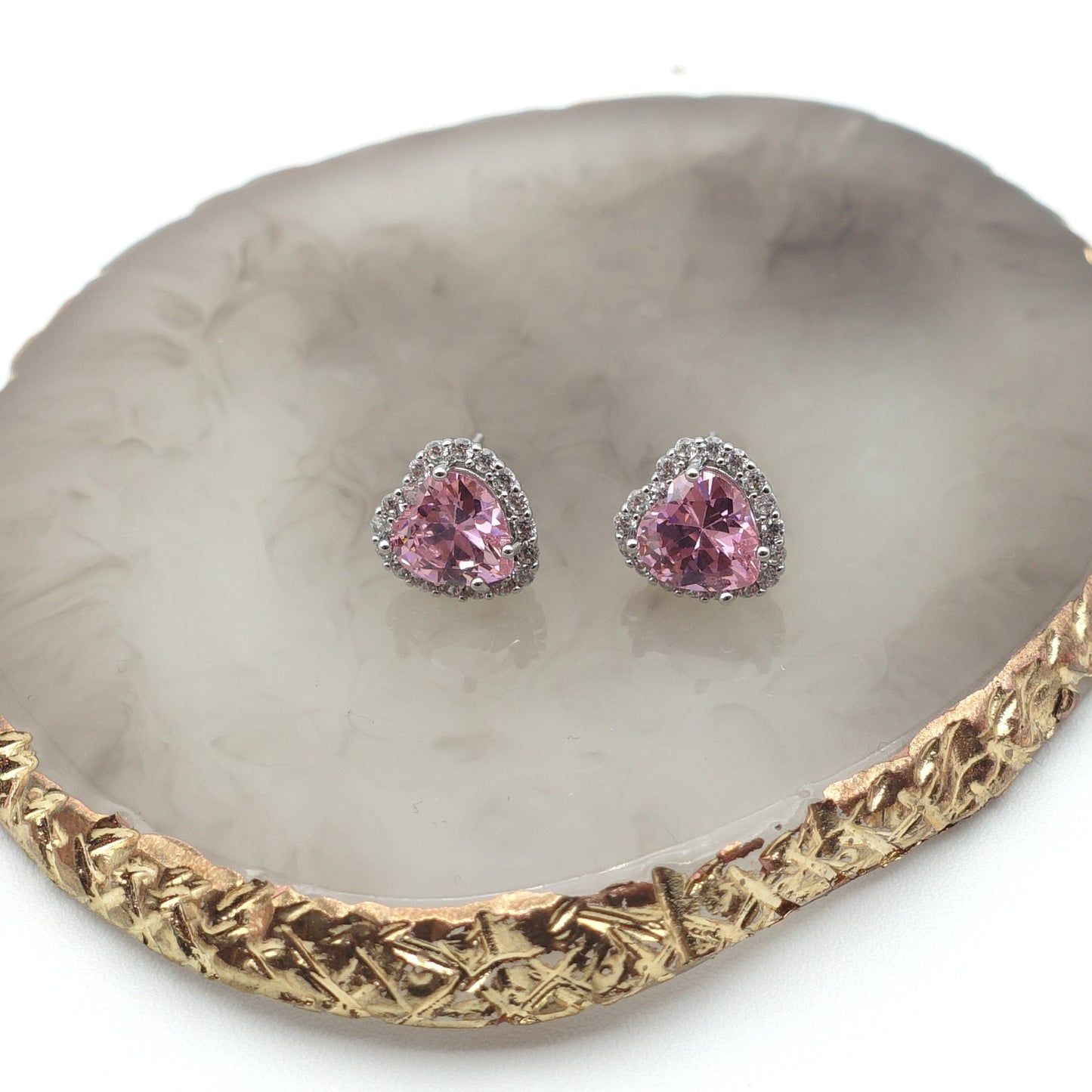 CHERIE - THE PINK DREAM BOX - SET  abbinato  Collier cubic zirconia forma di cuore