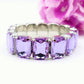MARGOT - Bracciale Elasticizzato con pietre sfaccettate - LUCE COLLECTION