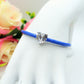 CHERIE FLUO - BRACCIALE RIGIDO SMALTATO CON CUBIC ZIRCONIA A FORMA DI CUORE