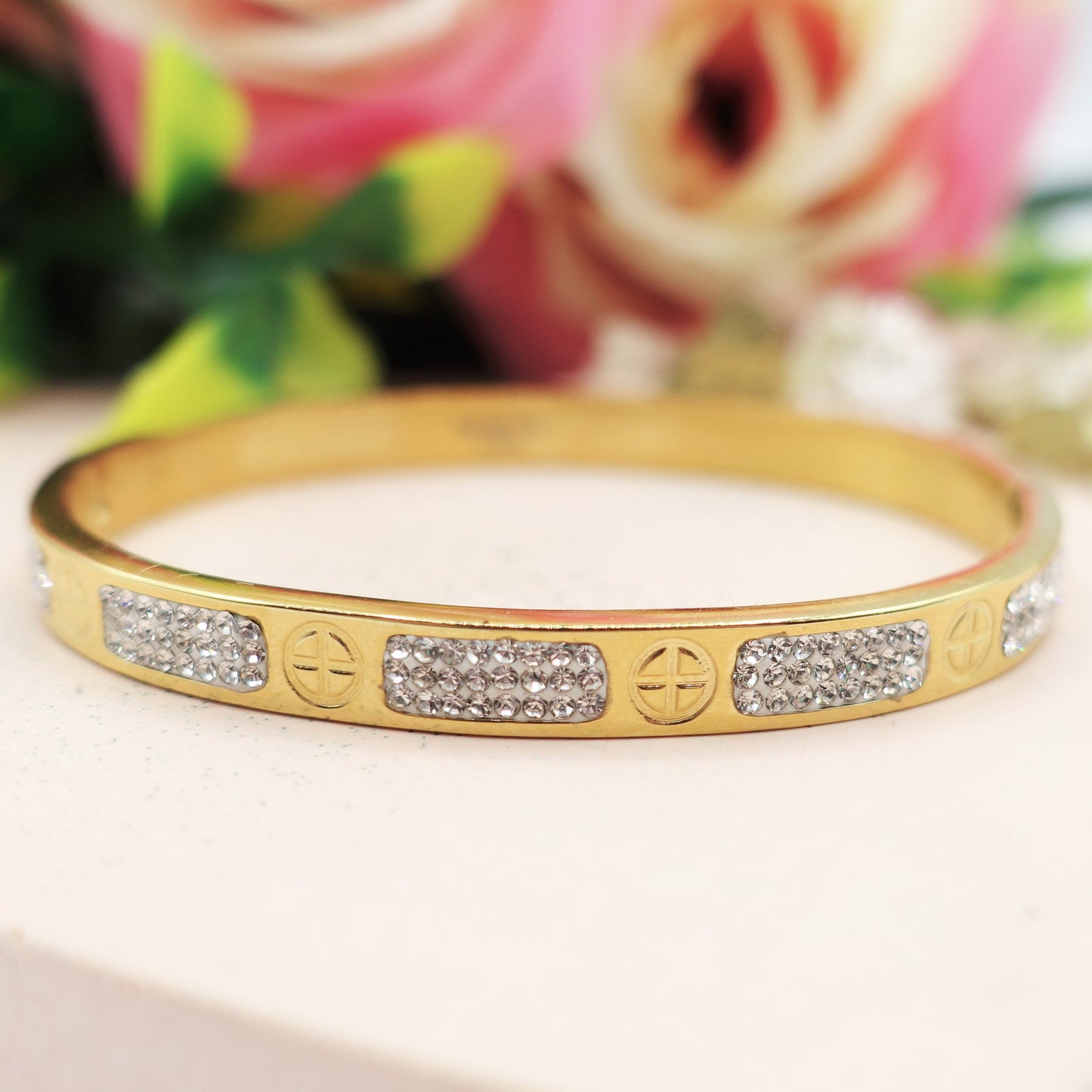 FLORENCE CRYSTAL ~ Bracciale in acciaio inossidabile