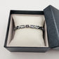 BRACCIALE uomo ACCIAIO catena bicicletta + placca acciaio