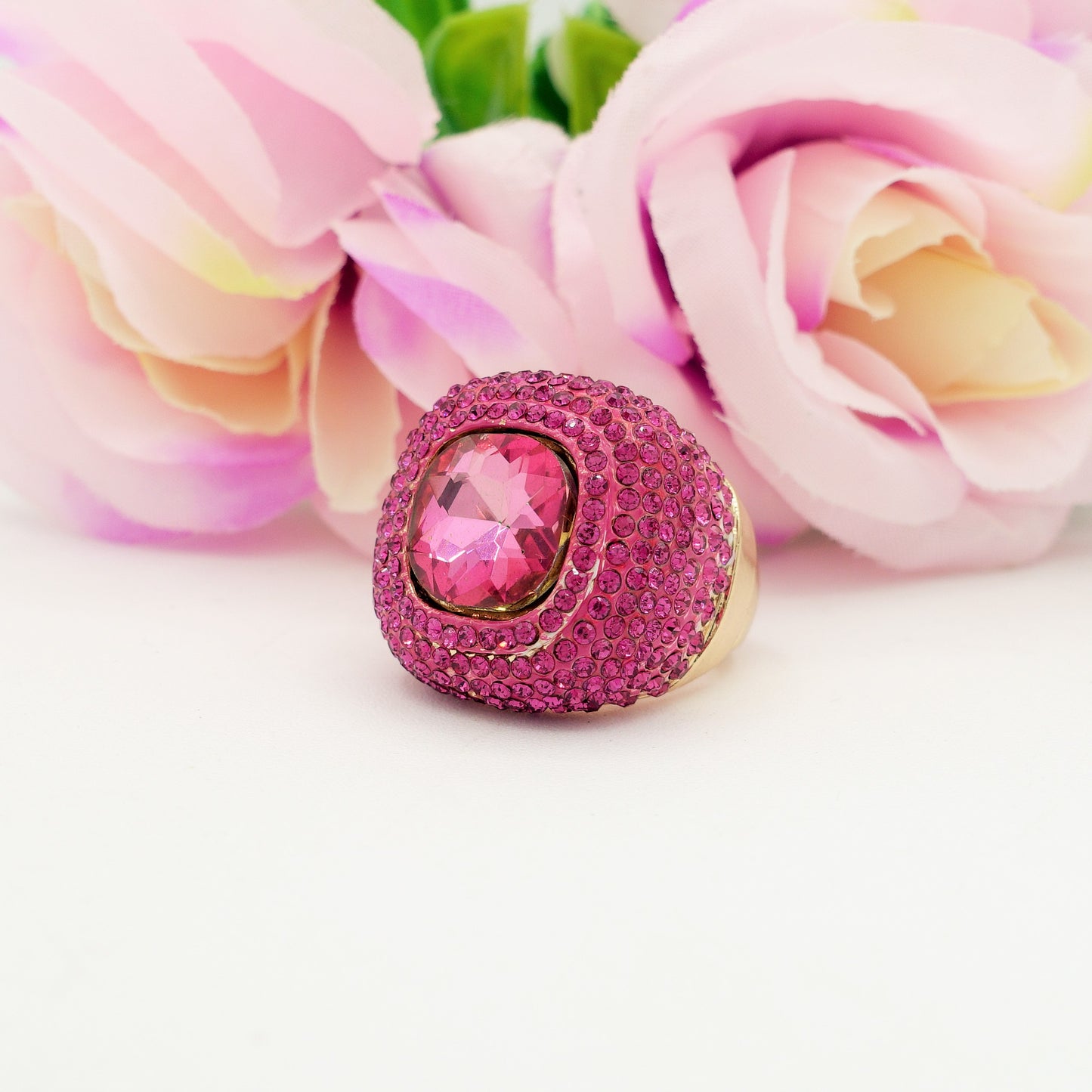 DIVA - Cocktail ring regolabile con cubic zirconia