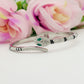 MEDEA~ Acciaio Inossidabile - Bracciale a serpente con cubic zirconia