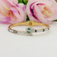 MEDEA~ Acciaio Inossidabile - Bracciale a serpente con cubic zirconia