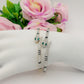 MEDEA~ Acciaio Inossidabile - Bracciale a serpente con cubic zirconia